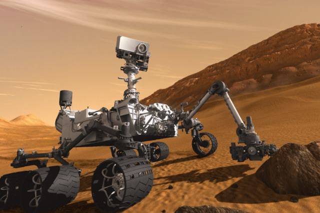 The Curiosity rover!